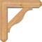 Ekena Millwork Funston Craftsman Smooth Bracket w/ Offset Brace, Western Red Cedar, 5 1/2"W x 20"D x 20"H BKT0604X20X20FST04SWR - alternate 4